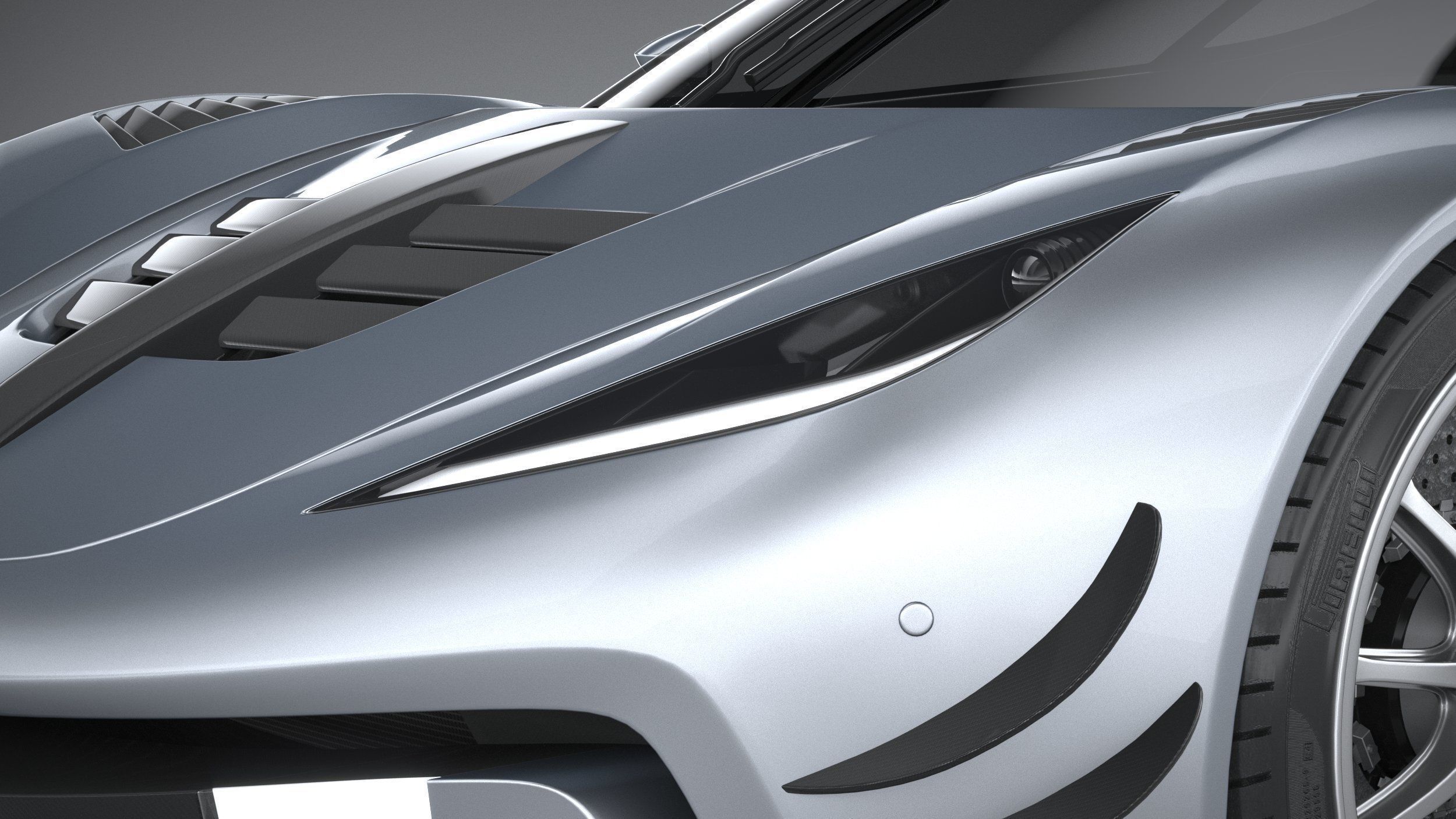 Generic Hypercar 2022 3D model_14