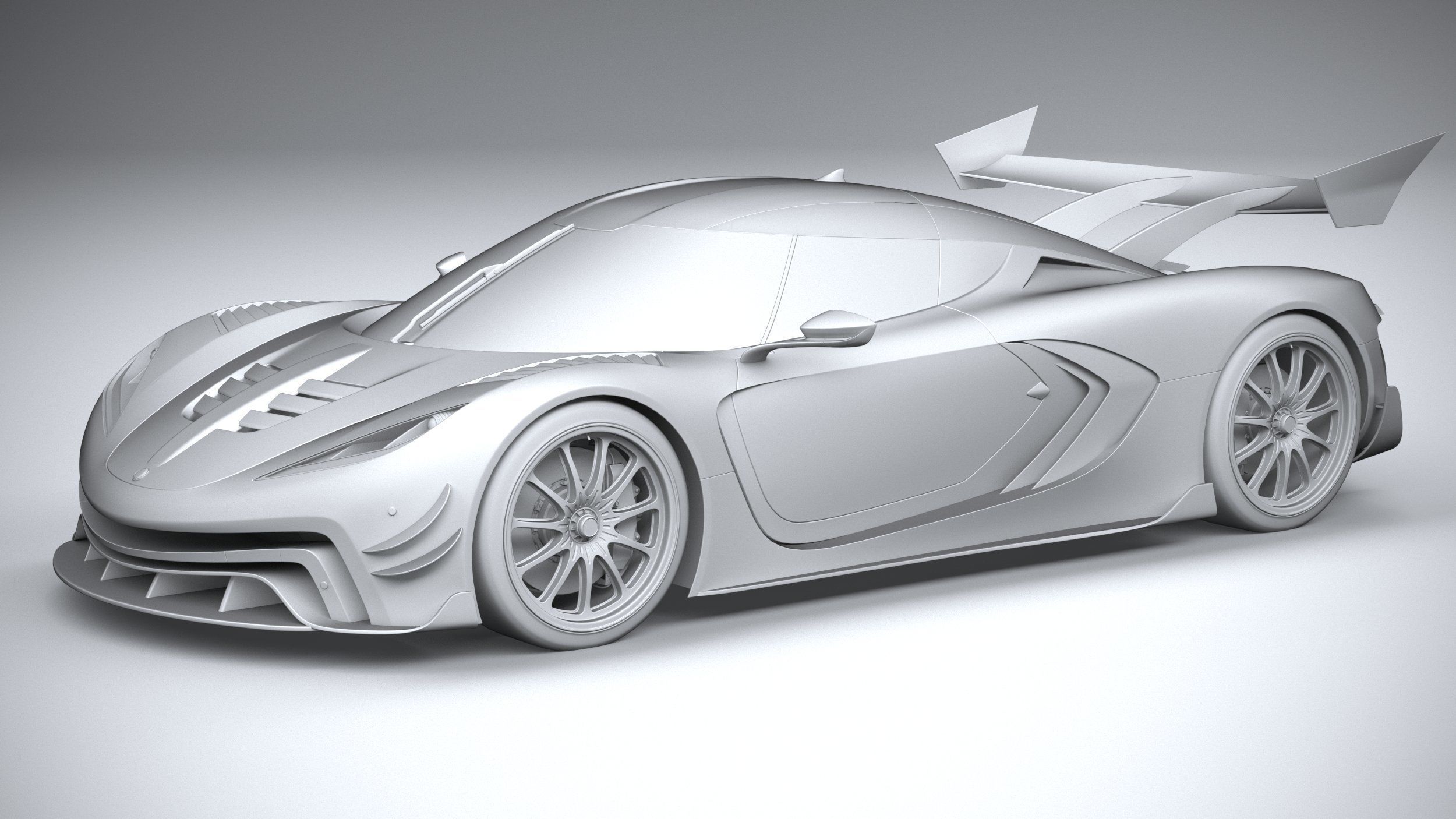 Generic Hypercar 2022 3D model_19