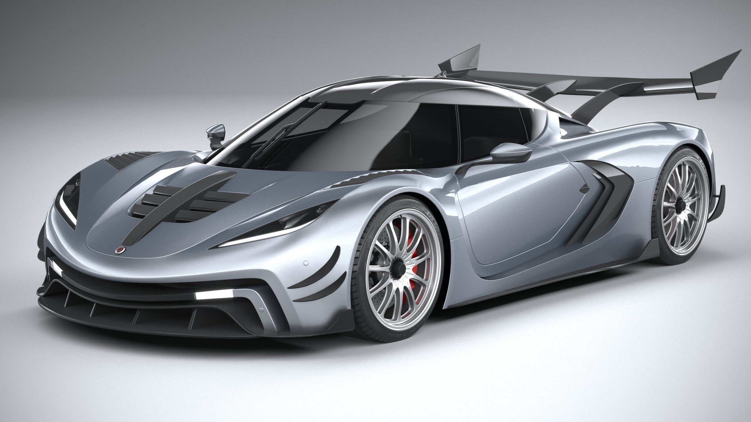 Generic Hypercar 2022 3D model_1