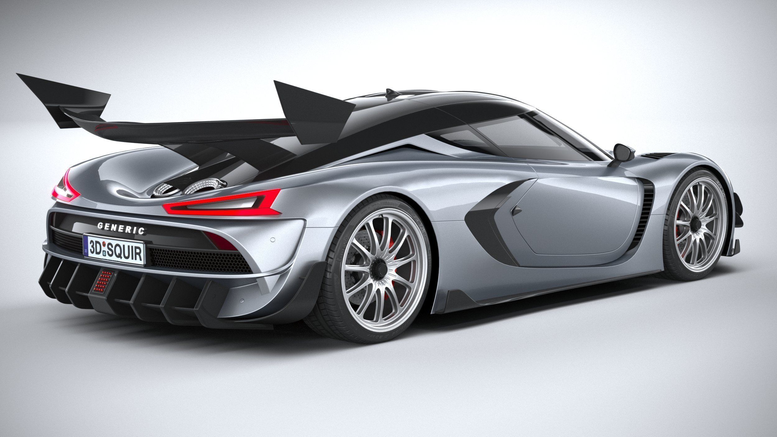 Generic Hypercar 2022 3D model_17