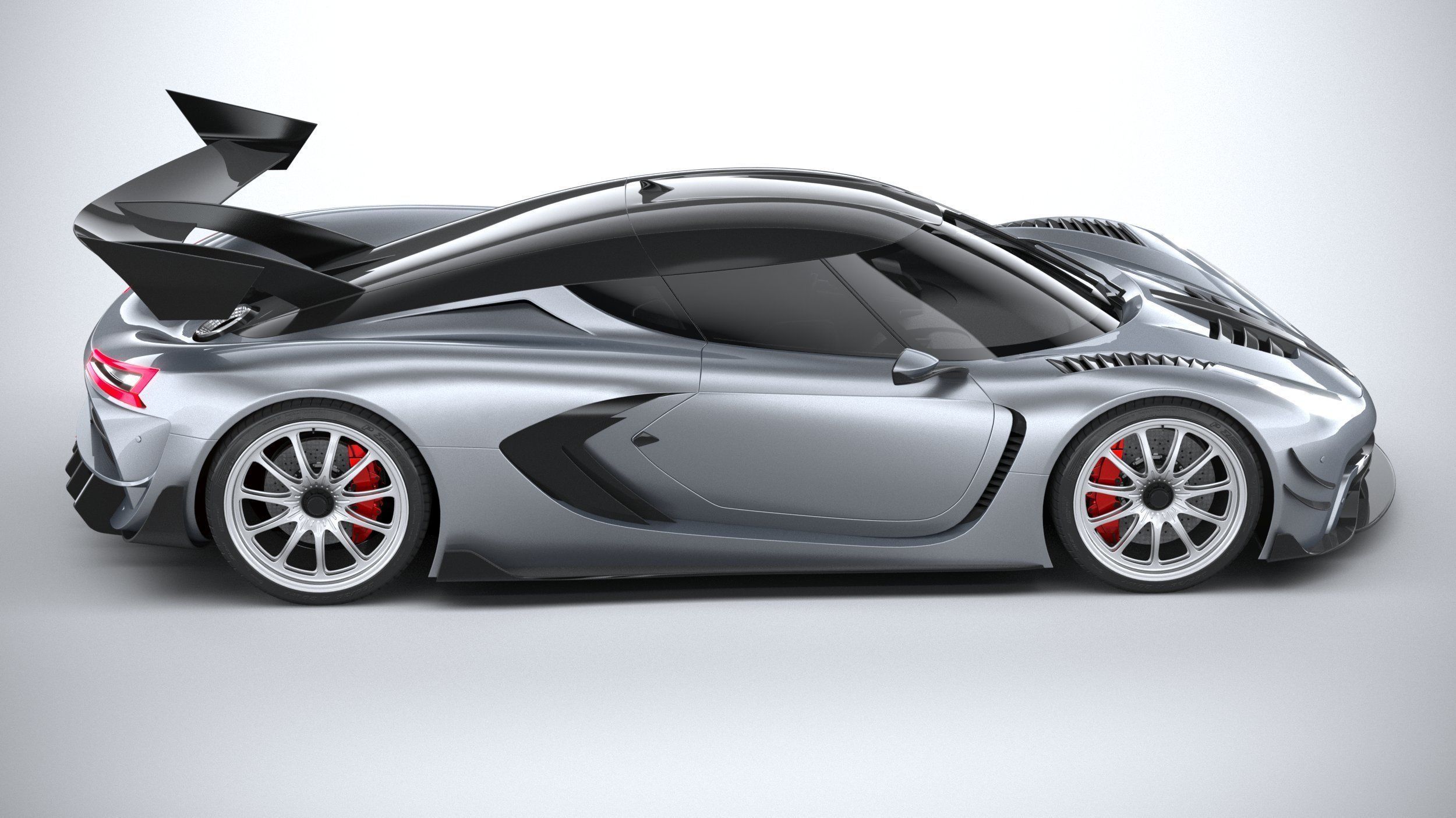 Generic Hypercar 2022 3D model_11