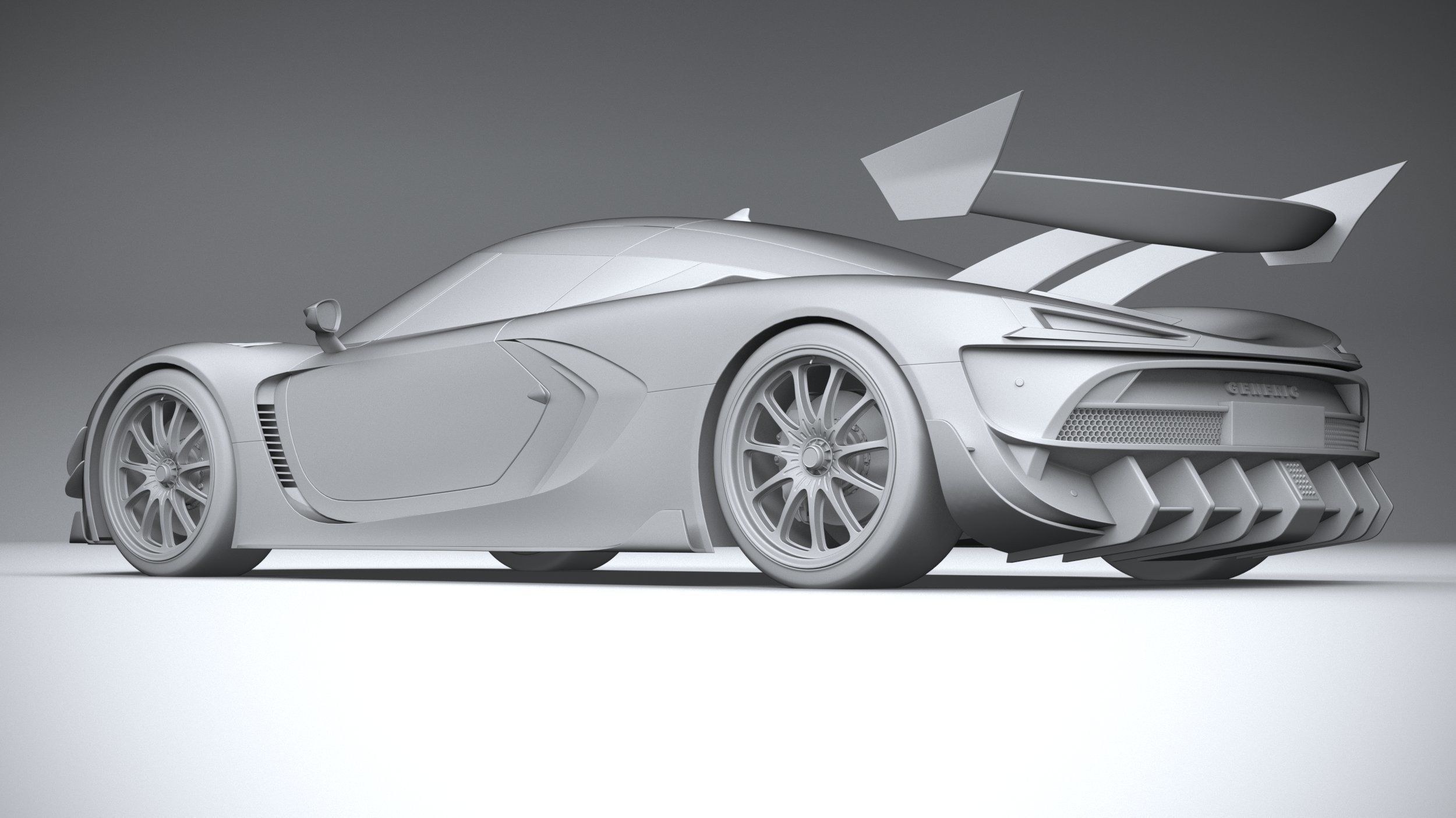 Generic Hypercar 2022 3D model_21