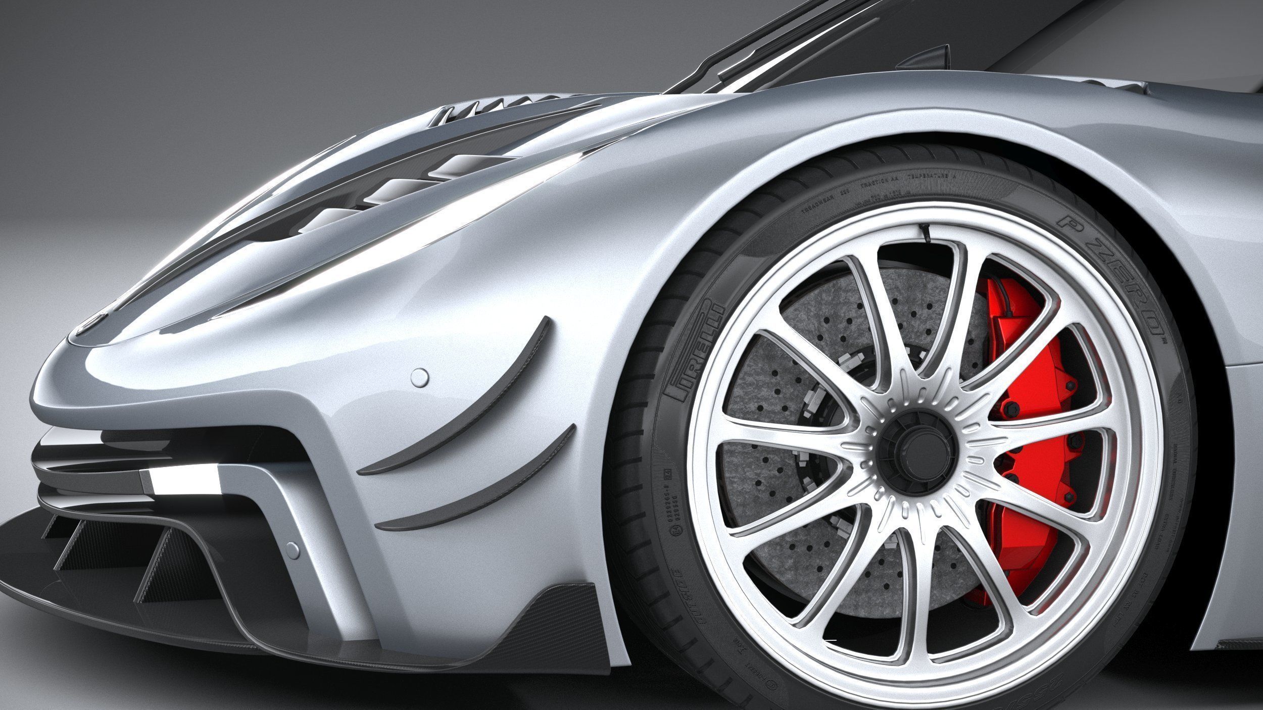 Generic Hypercar 2022 3D model_3