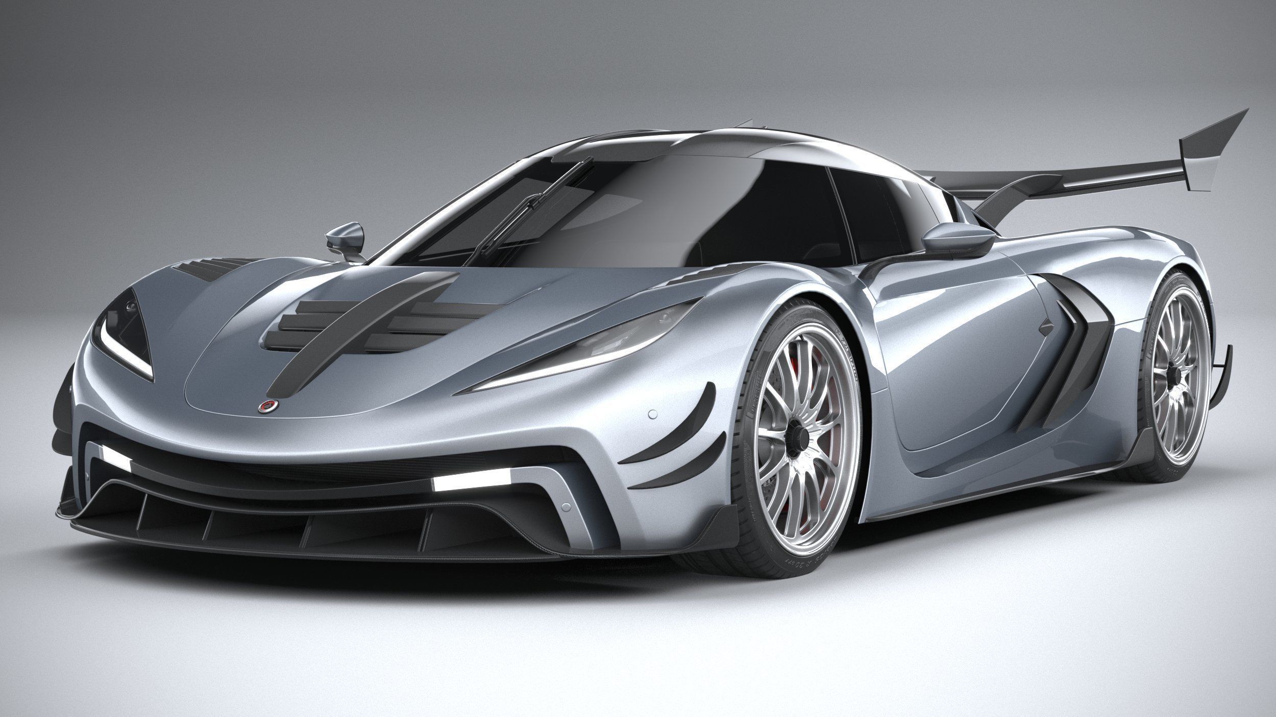 Generic Hypercar 2022 3D model_2