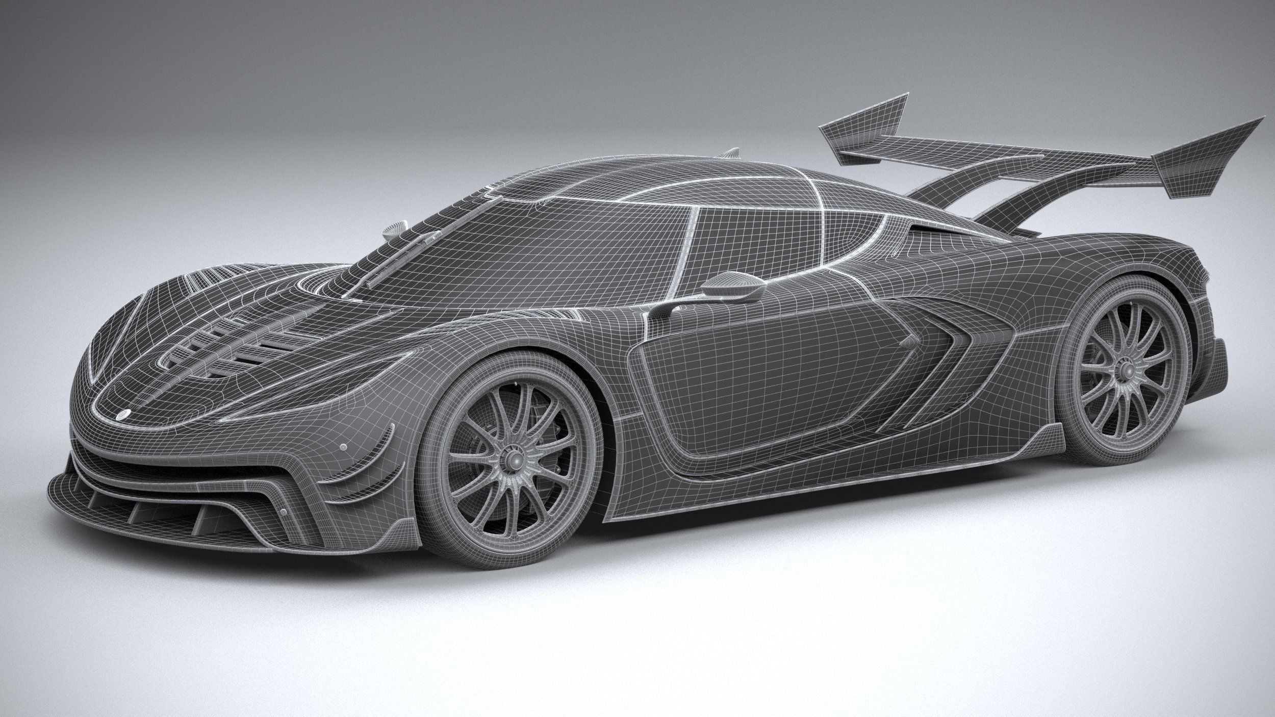 Generic Hypercar 2022 3D model_26