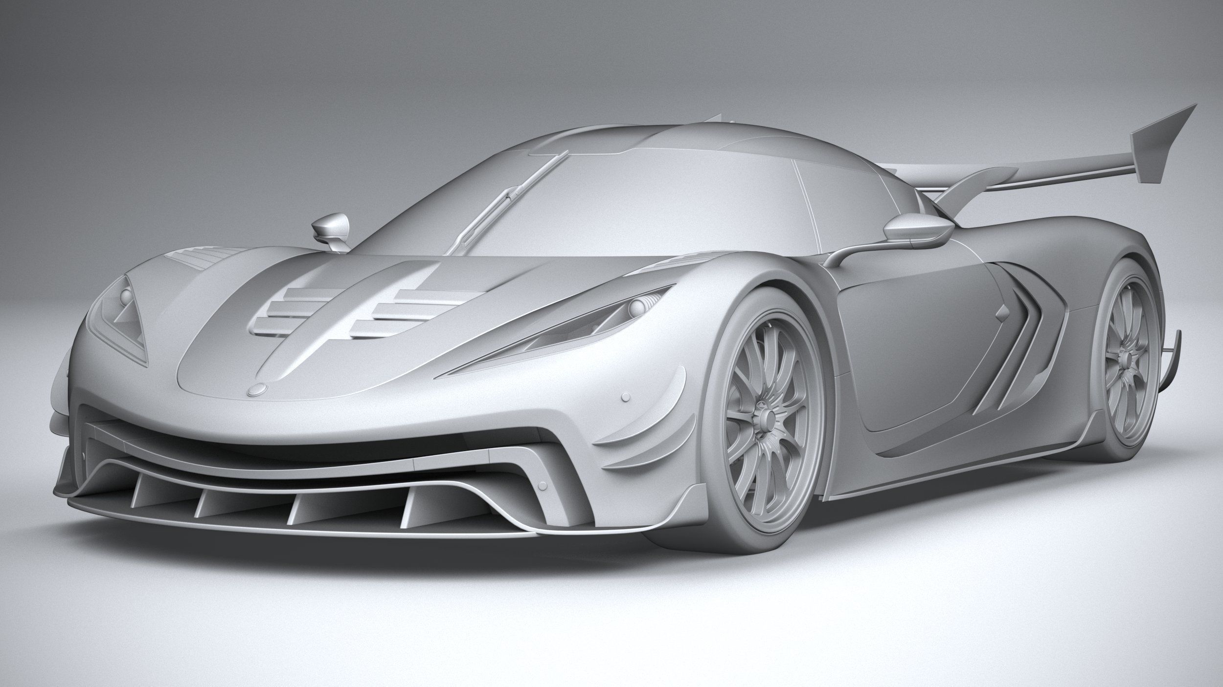 Generic Hypercar 2022 3D model_20