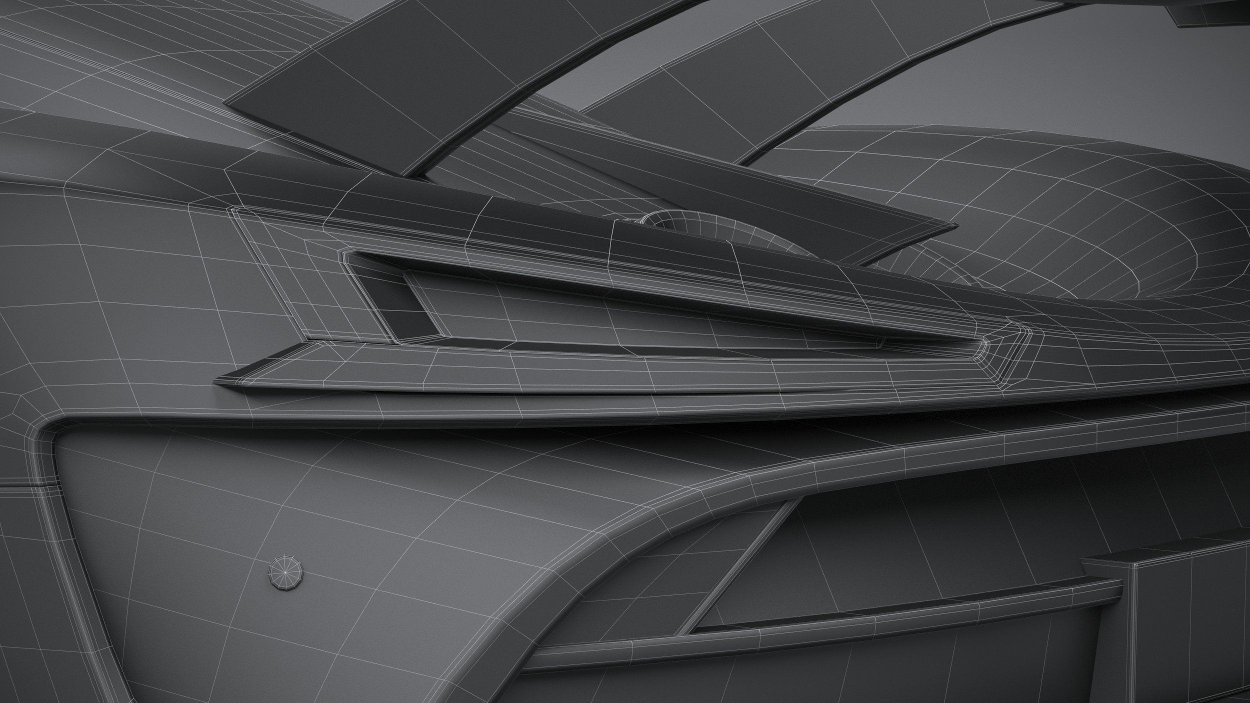 Generic Hypercar 2022 LowPoly 3D model_31