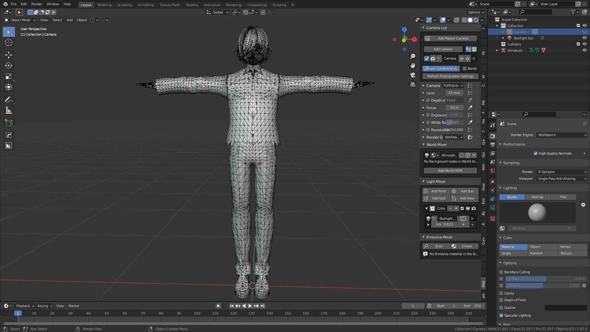 cute anime boy character - Fujita Low-poly 3D model_12