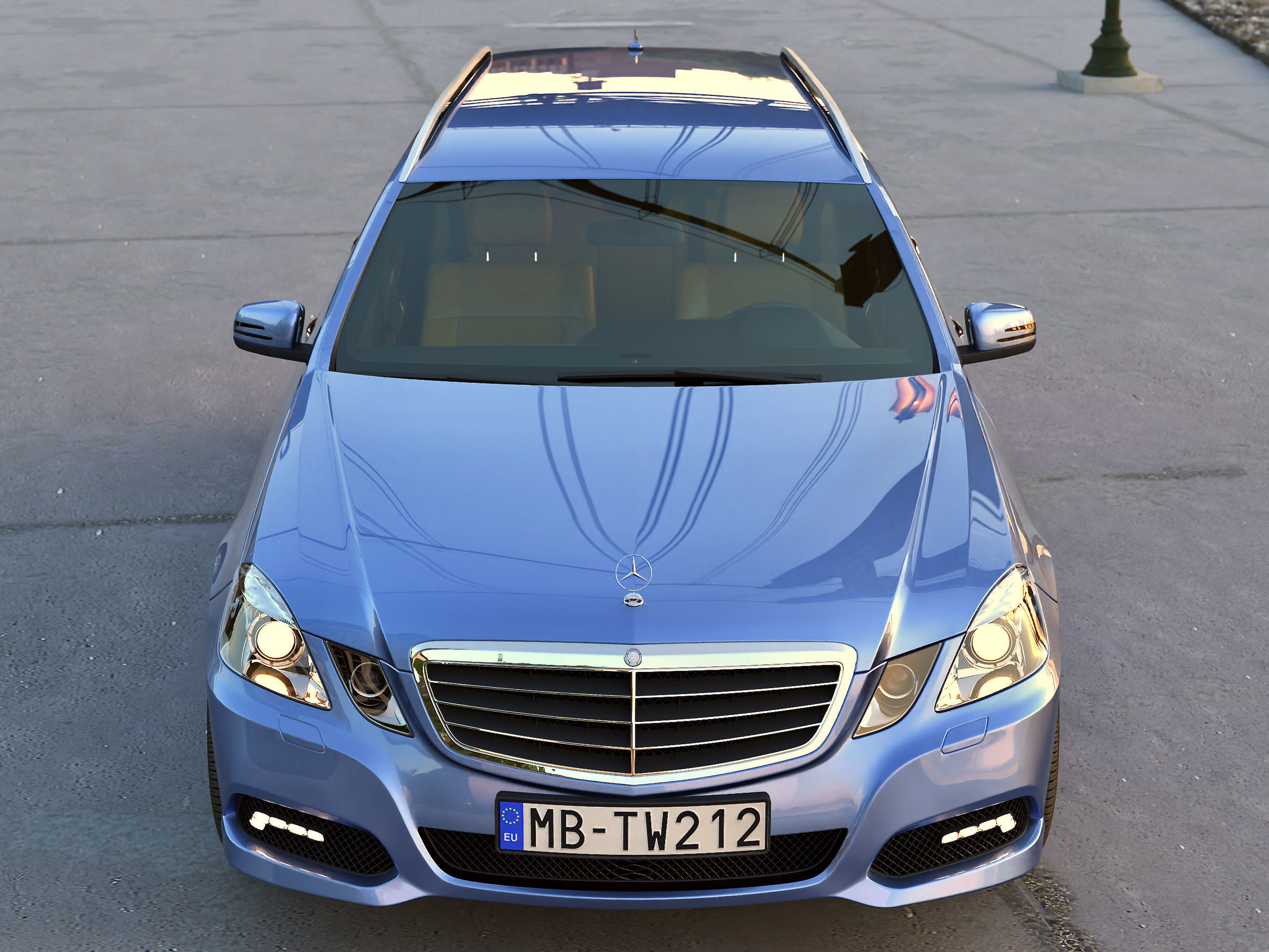 Mercedes-Benz E-Class T-model 2010 3D model_2