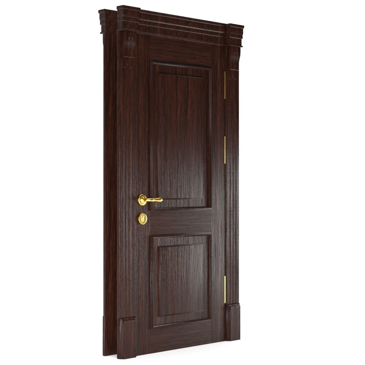 Interior door 01 3D model_1