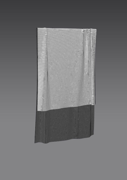Cloth FBX 875 Low-poly 3D model_3