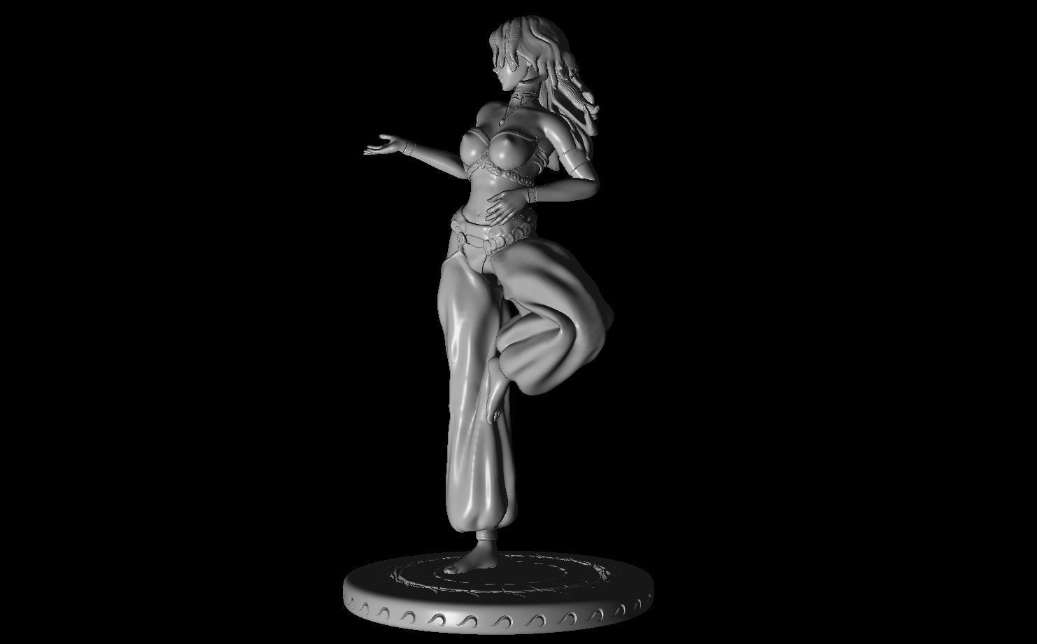 Luna the exotic dancer 3D print model_1