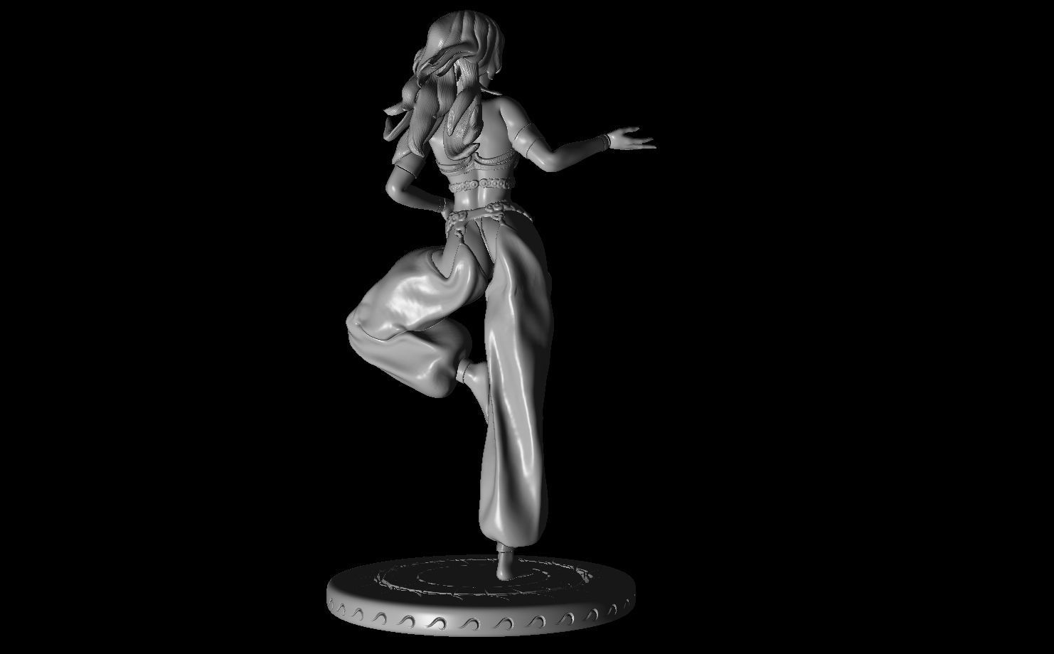 Luna the exotic dancer 3D print model_3