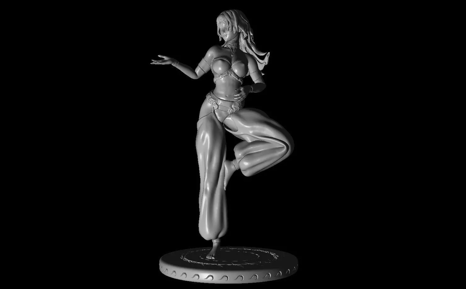 Luna the exotic dancer 3D print model_0