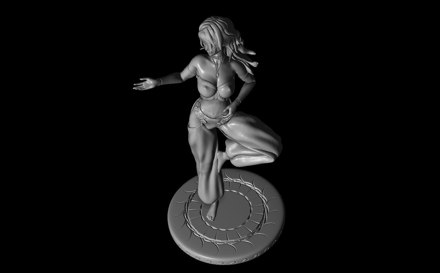 Luna the exotic dancer 3D print model_6