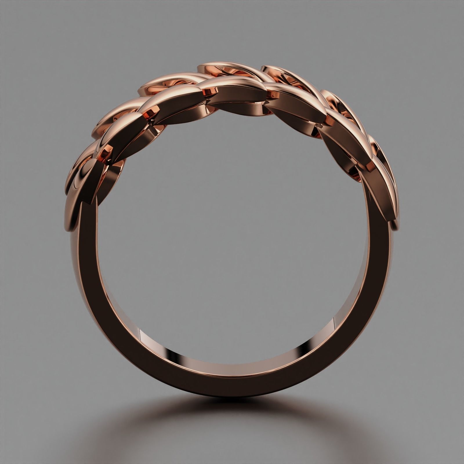 Cuban Ring 3D print model_12