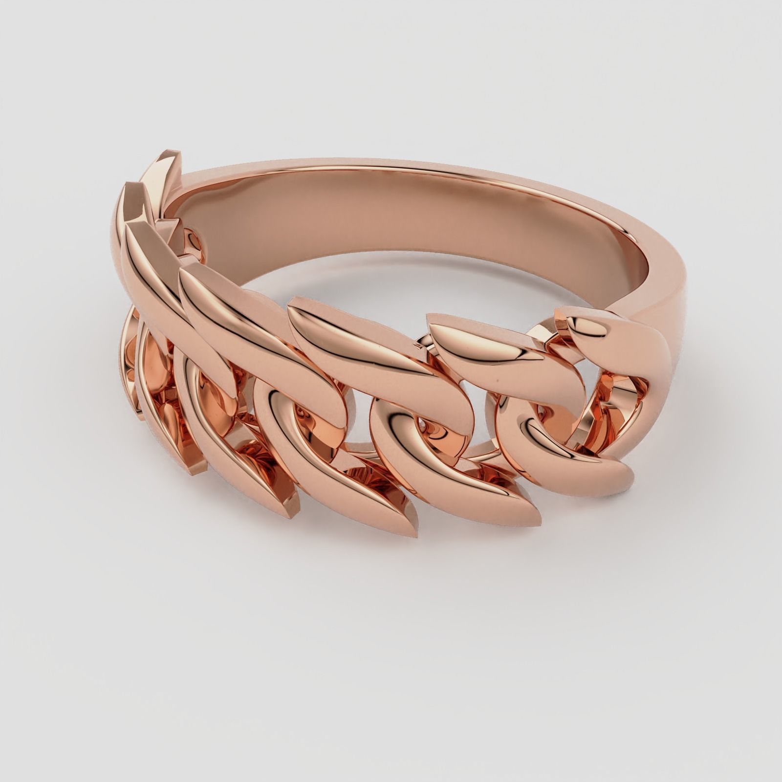 Cuban Ring 3D print model_5