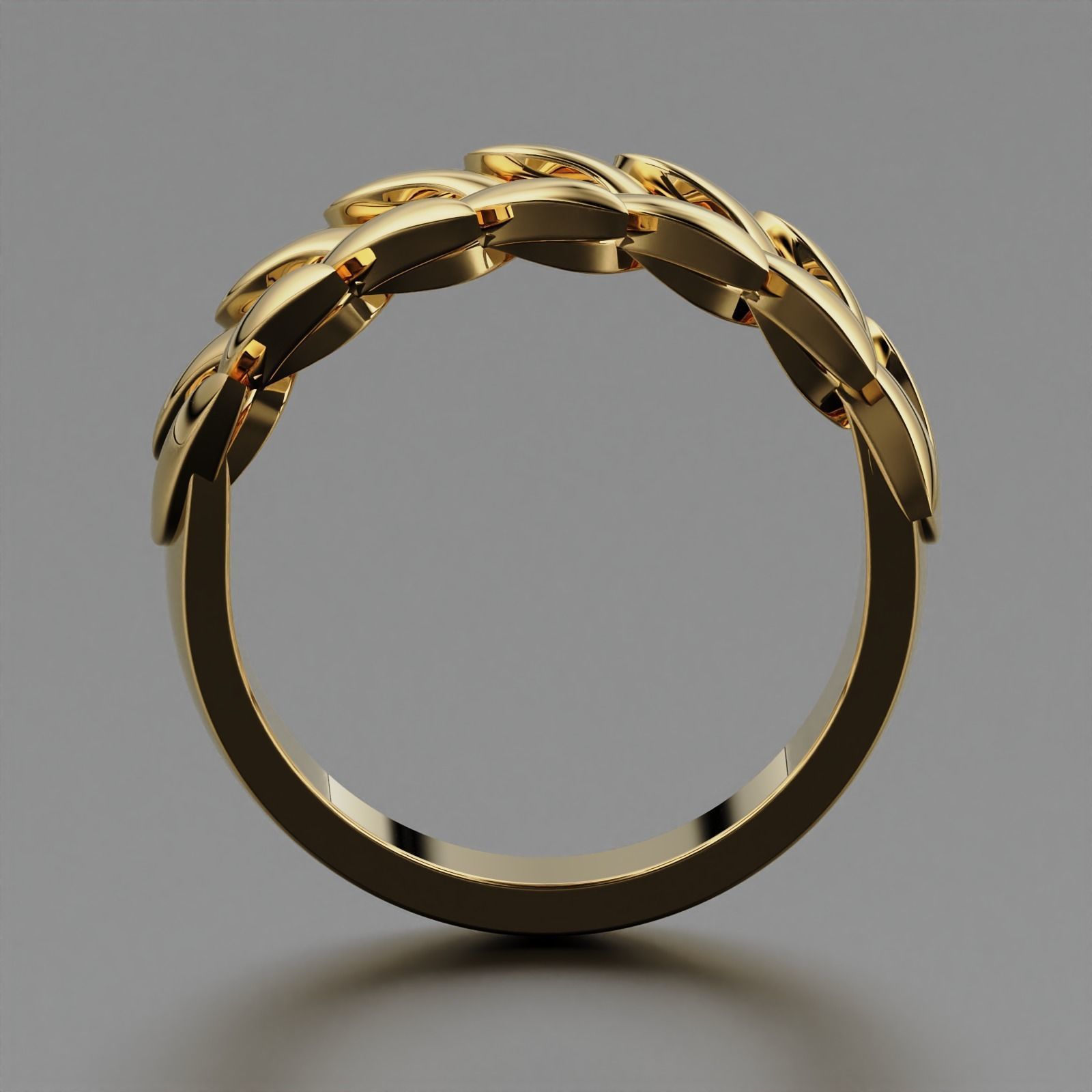 Cuban Ring 3D print model_13
