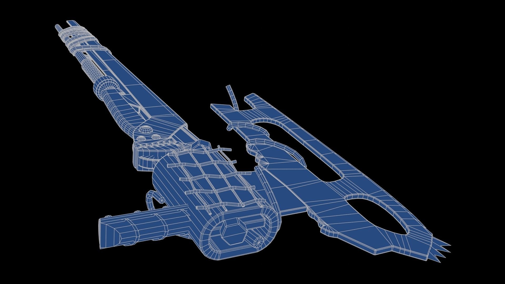 Modifiable Strike Weapon 15 Low-poly 3D model_24