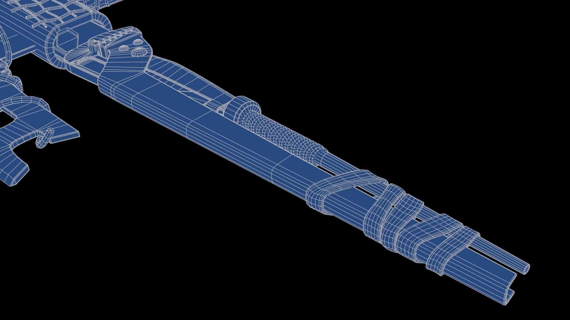 Modifiable Strike Weapon 15 Low-poly 3D model_27