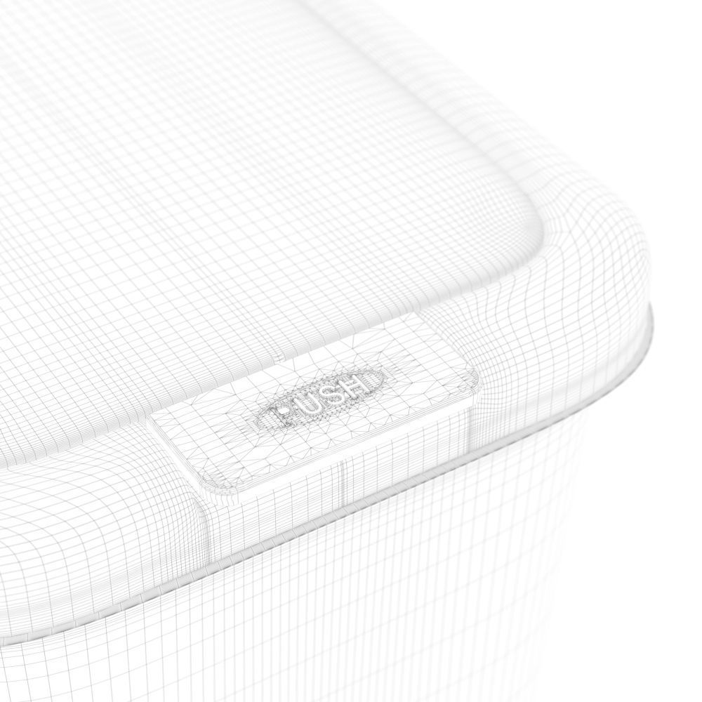 Trash Bin Plastic 3D model_11