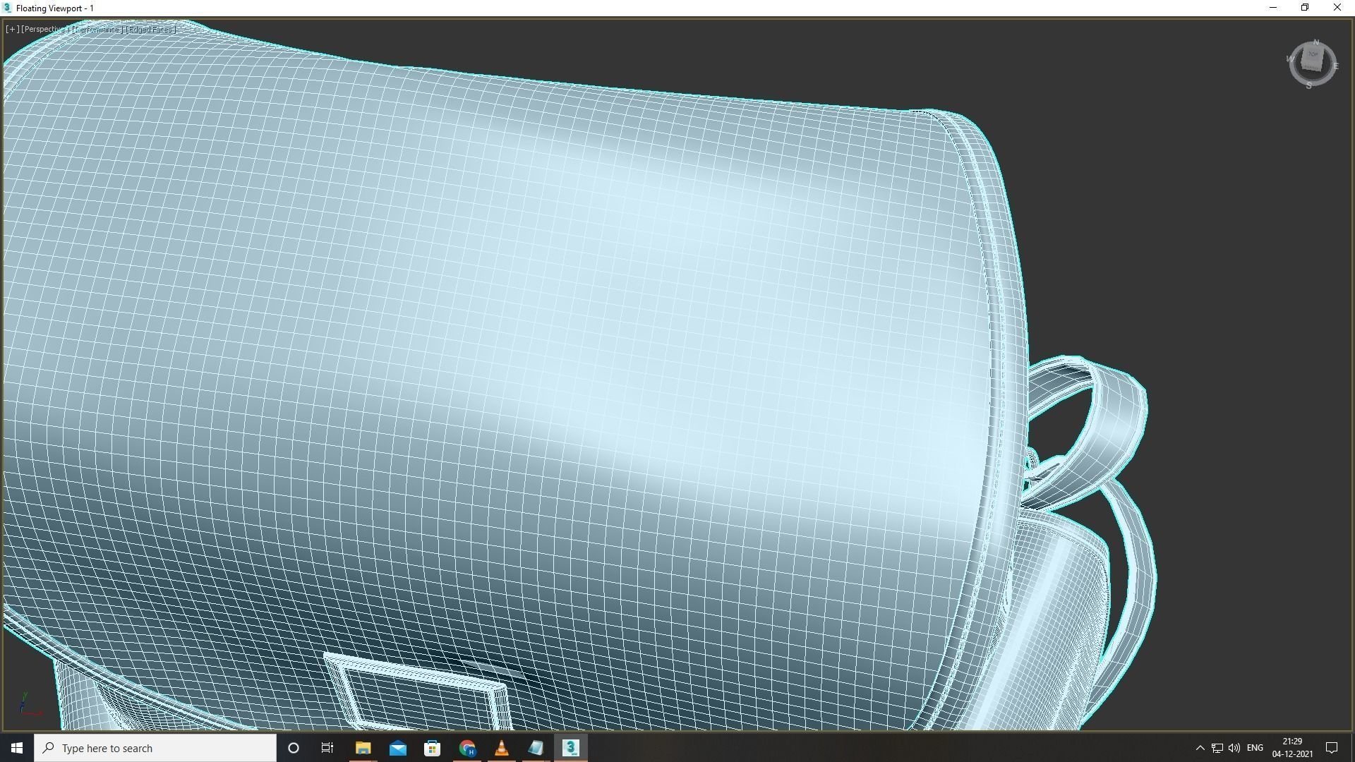 Leather Hiking Backpack 3D model_14