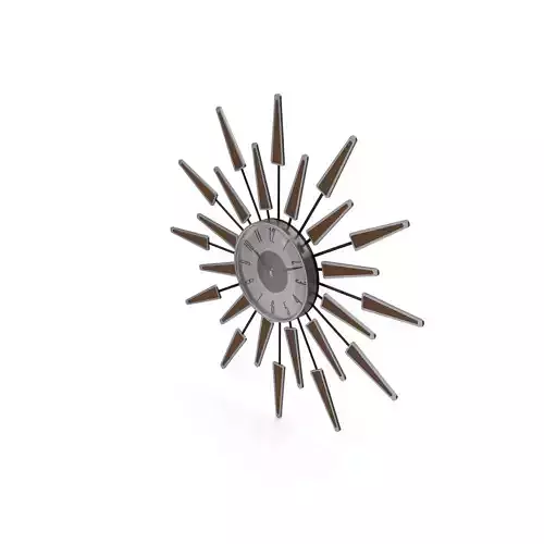 Satellite Wall Clock Free 3D model