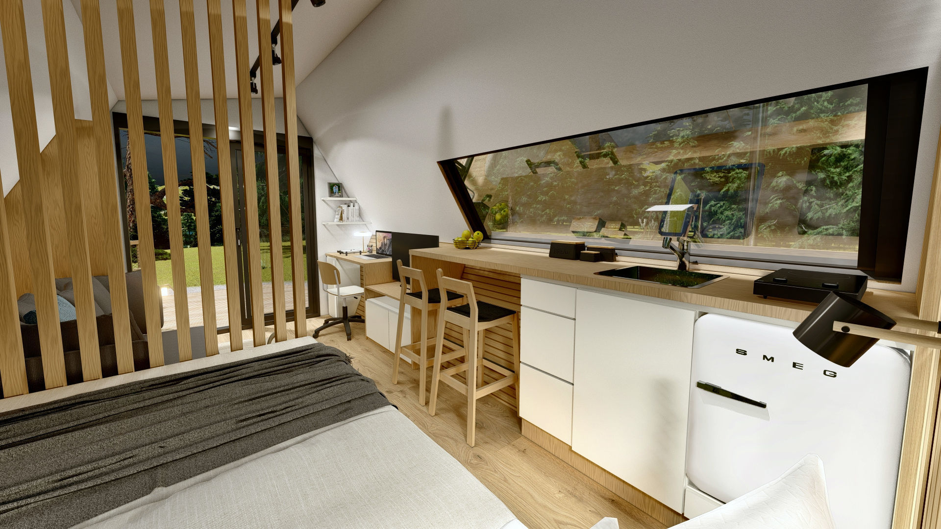 Multipurpose Glamping Pod ARIA basic dwg plans 3D model_13