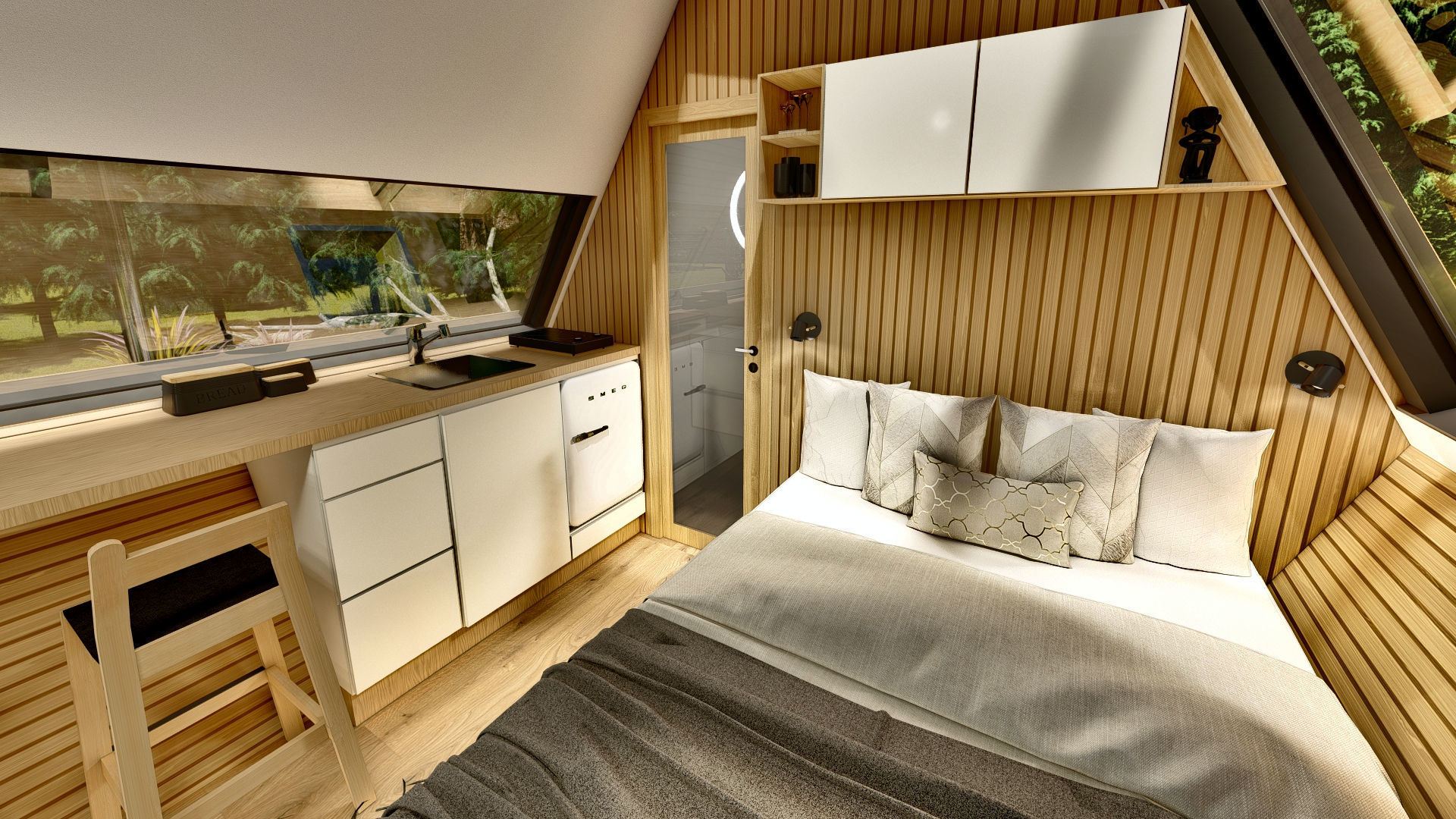 Multipurpose Glamping Pod ARIA basic dwg plans 3D model_14