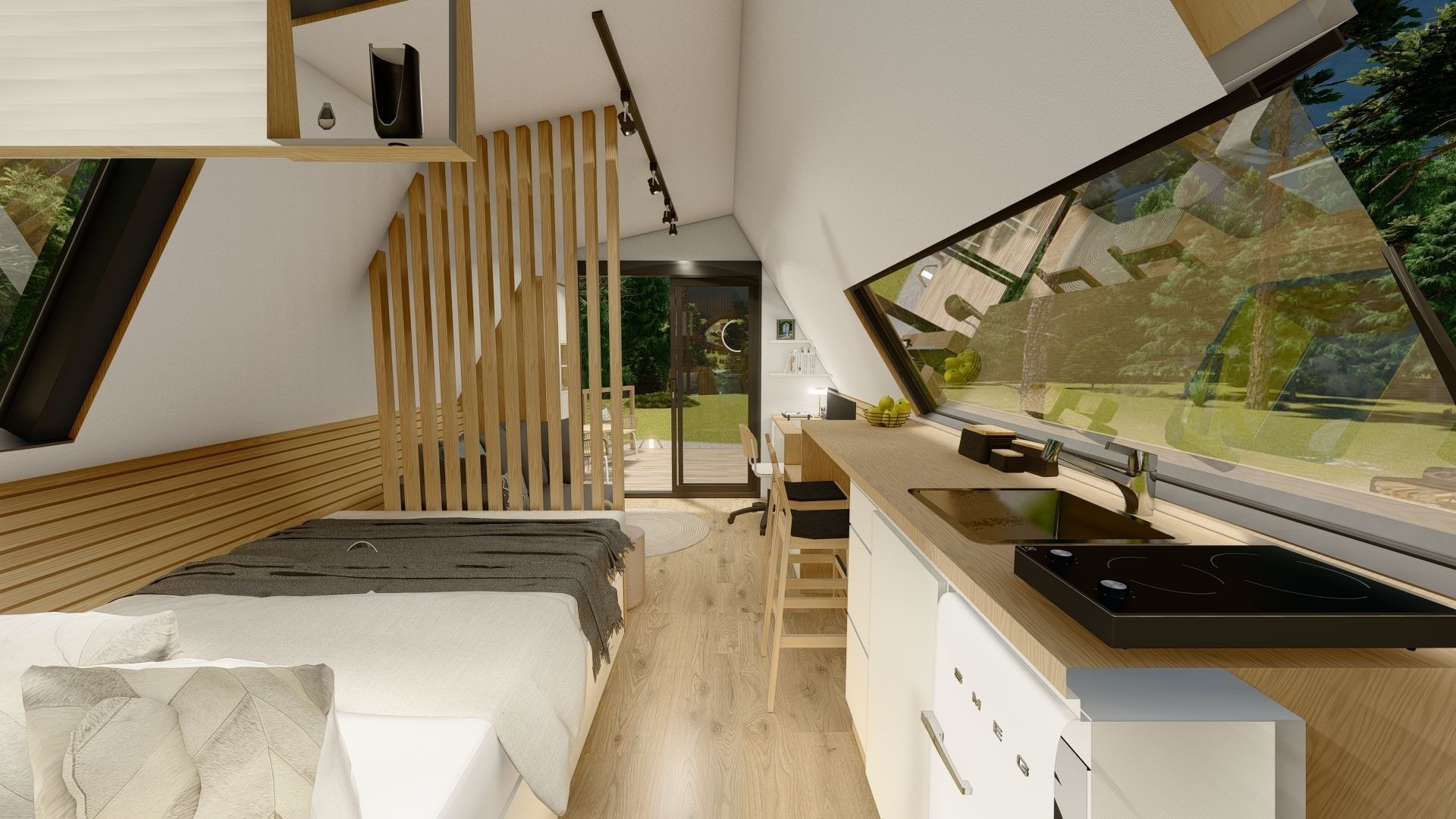 Multipurpose Glamping Pod ARIA basic dwg plans 3D model_10