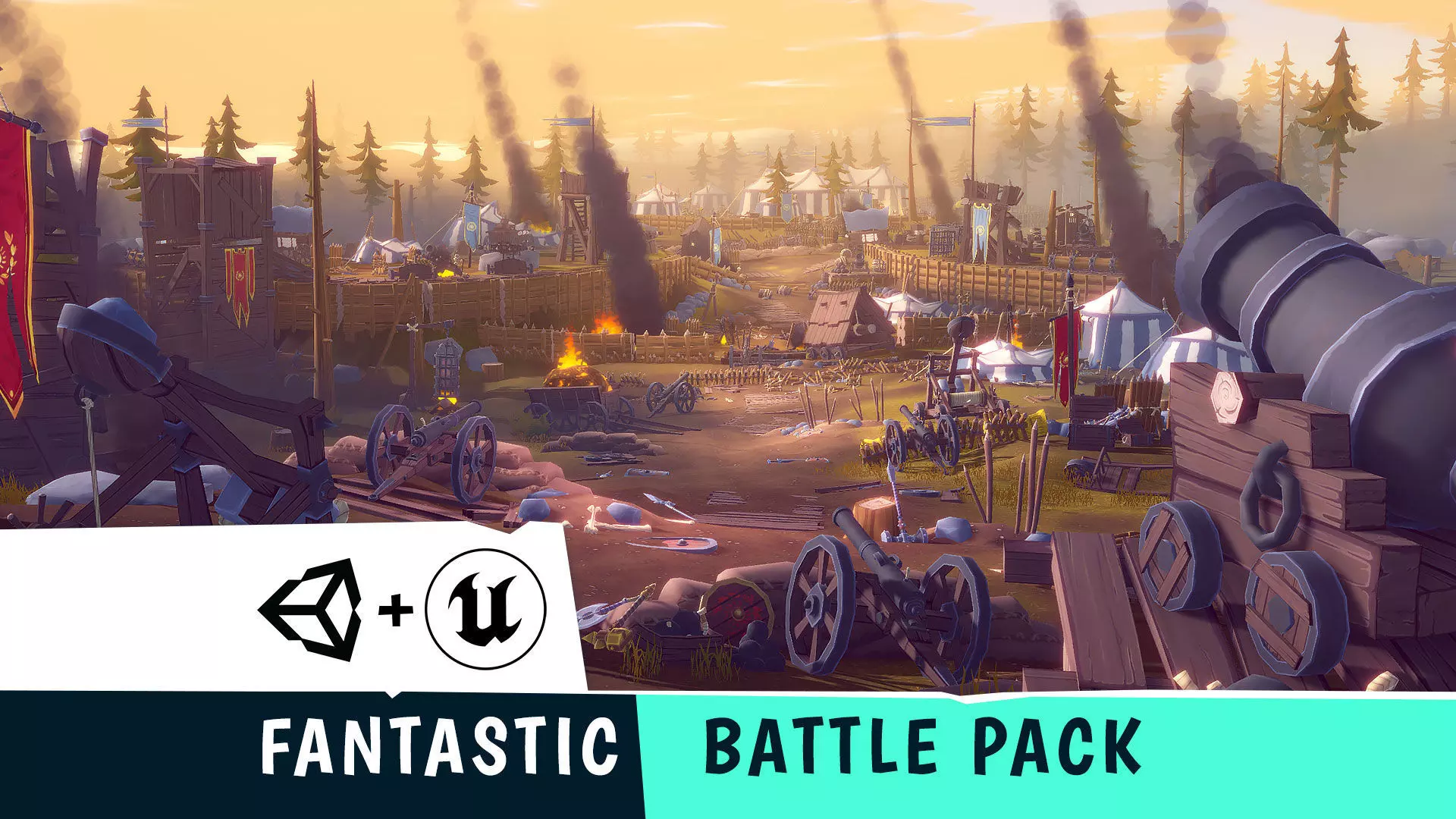 FANTASTIC - Battle Pack Low-poly 3D model_0