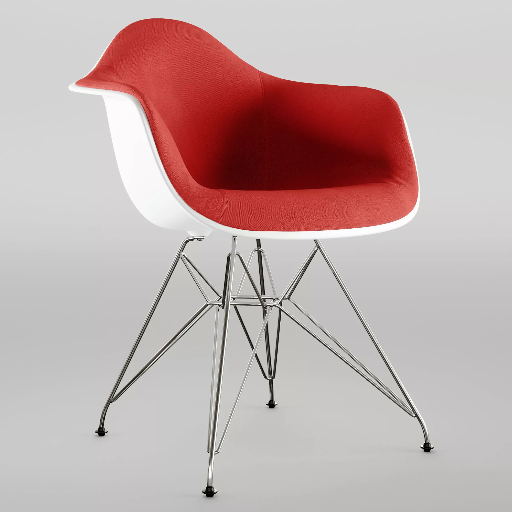 DAR Vitra Chair with Cushion 3D model