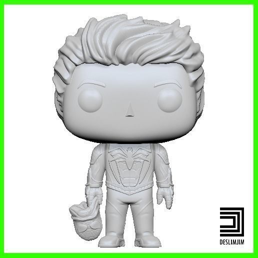 Spider Man Ps4 Game Funko Pop  3D print model_1