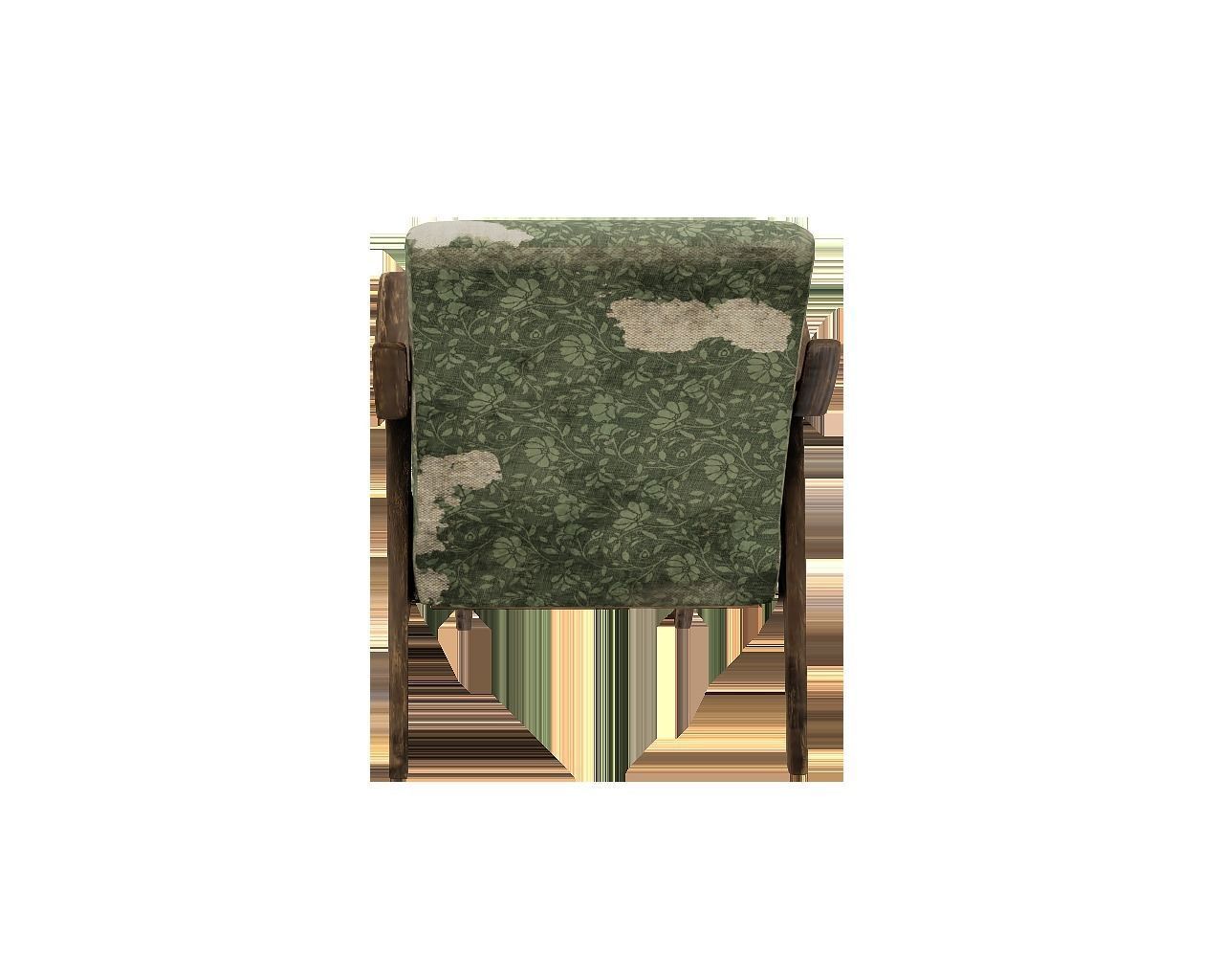 Old Soviet chairs from the 1970s 3D model_3