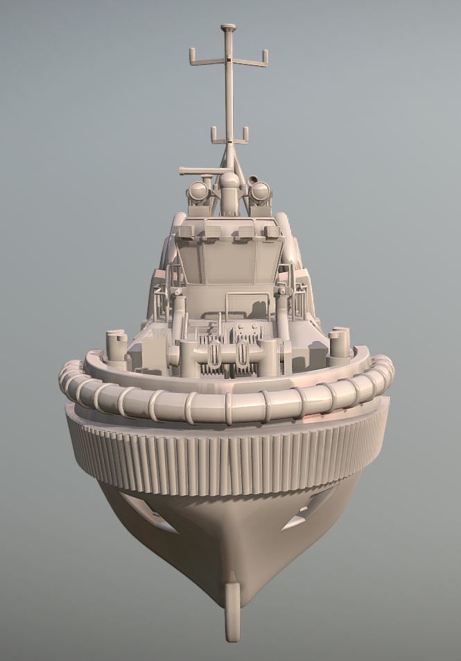 Tugboat 3D print model_4