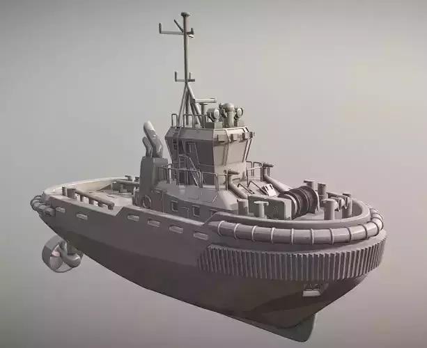 Tugboat 3D print model