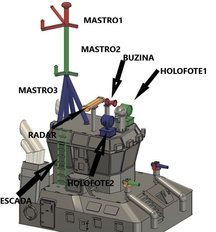 Tugboat 3D print model_14