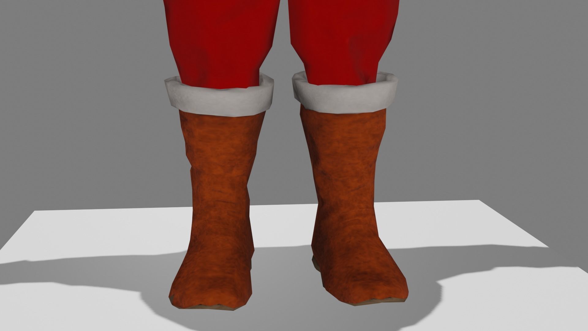 Santa Character Fully Rigged Low-poly 3D model_17