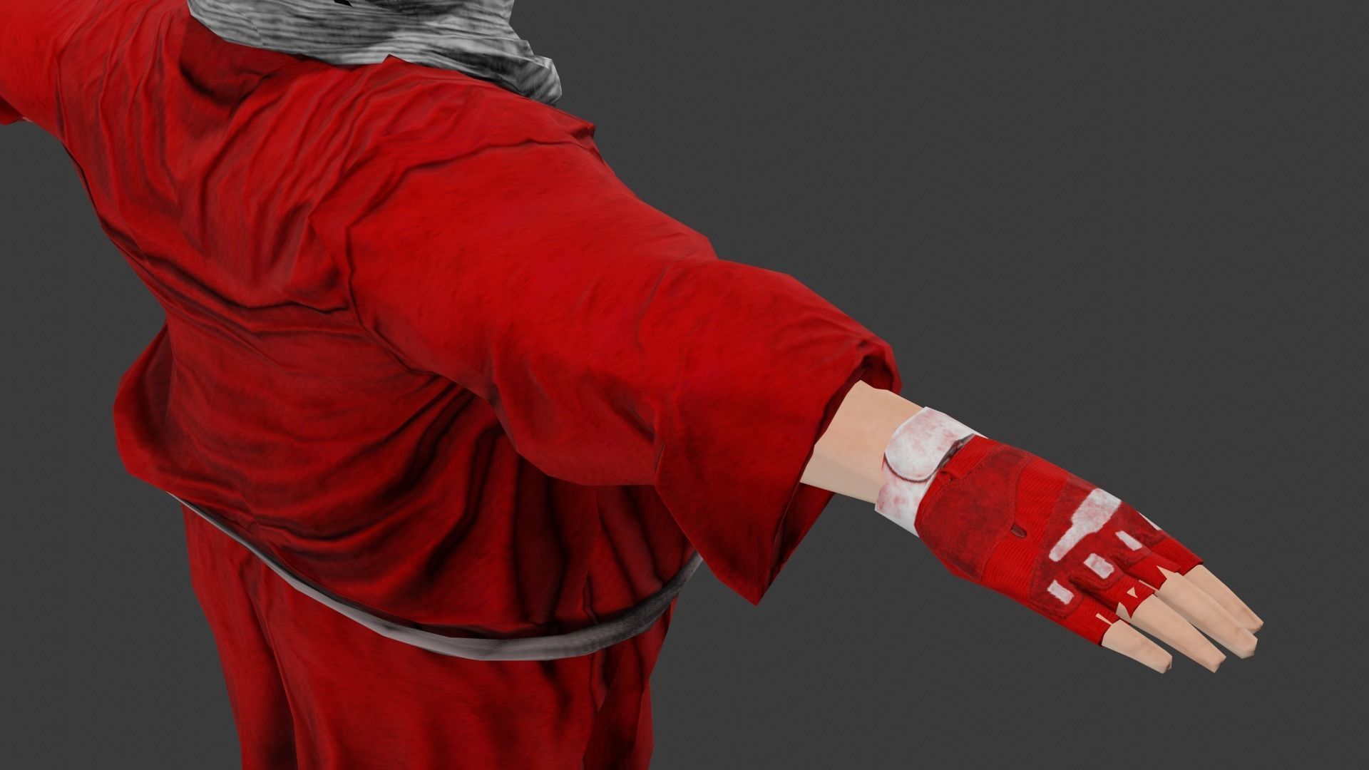 Santa Character Fully Rigged Low-poly 3D model_18