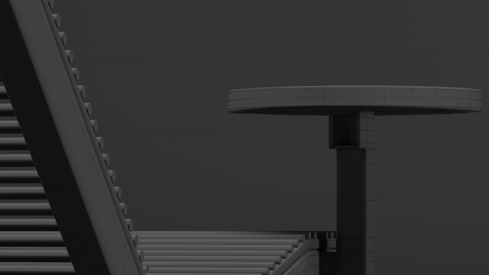 RIVAGE Steel sun lounger By mmcite1 3D model_10