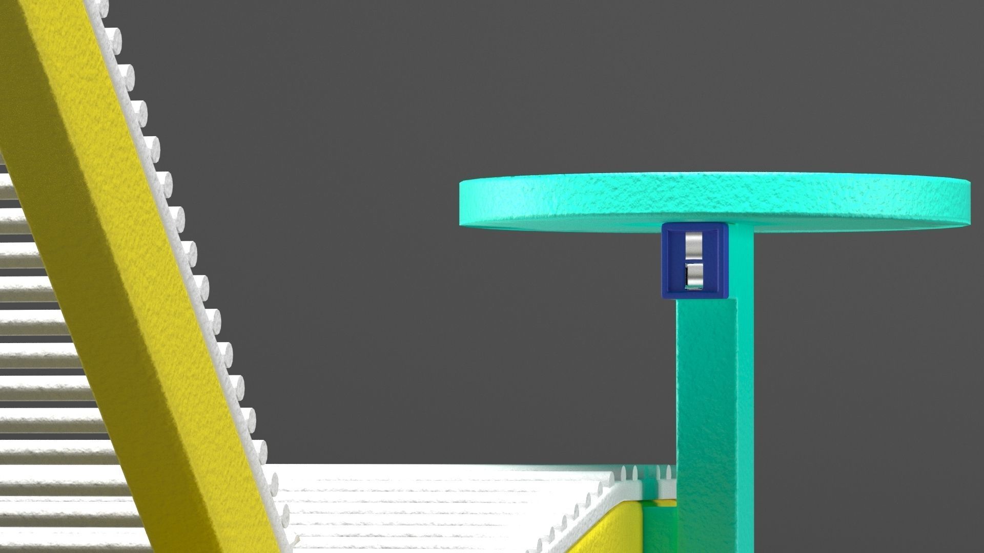 RIVAGE Steel sun lounger By mmcite1 3D model_9