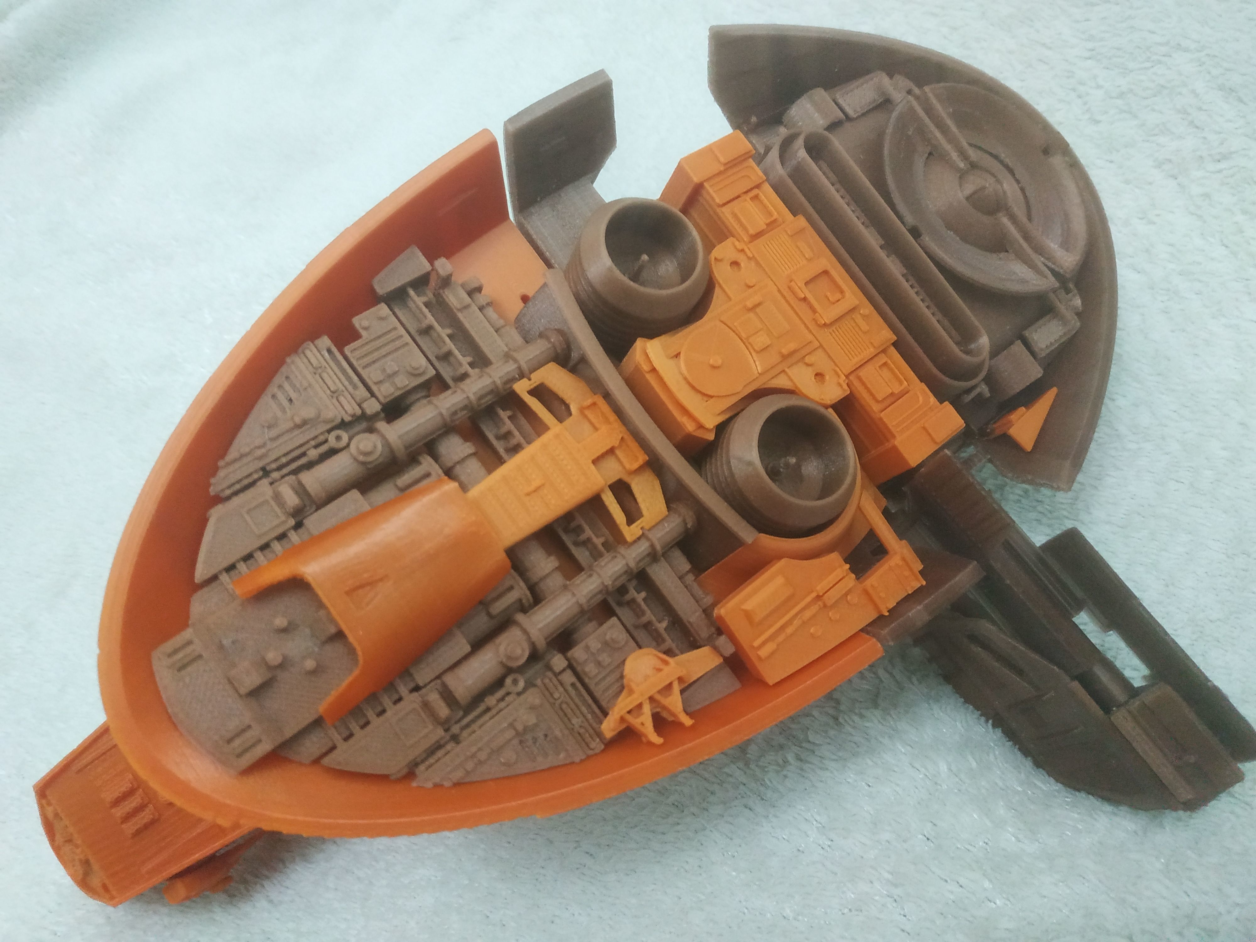 Slave 1 star wars spacecraft 3D print model_10