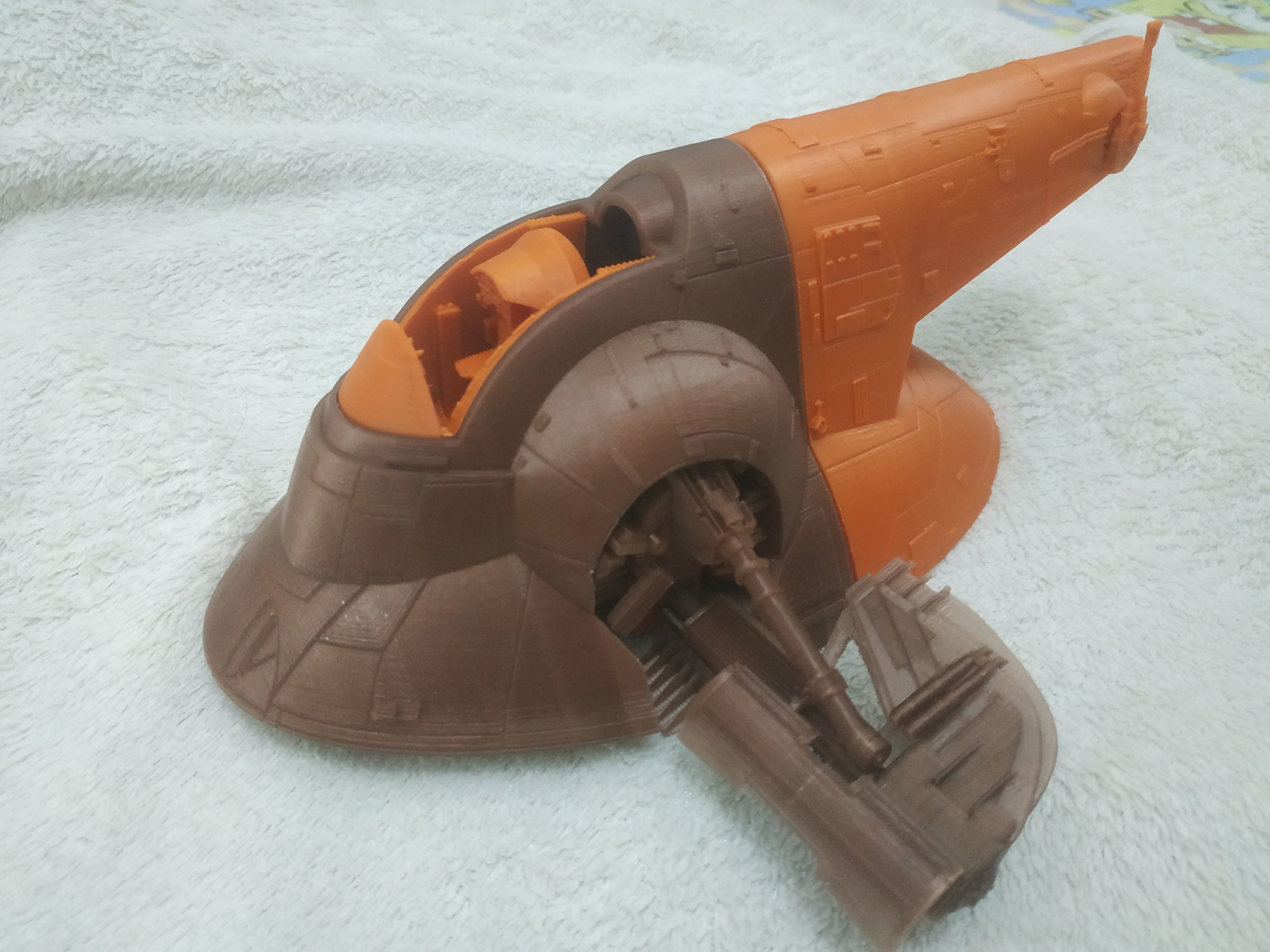 Slave 1 star wars spacecraft 3D print model_11