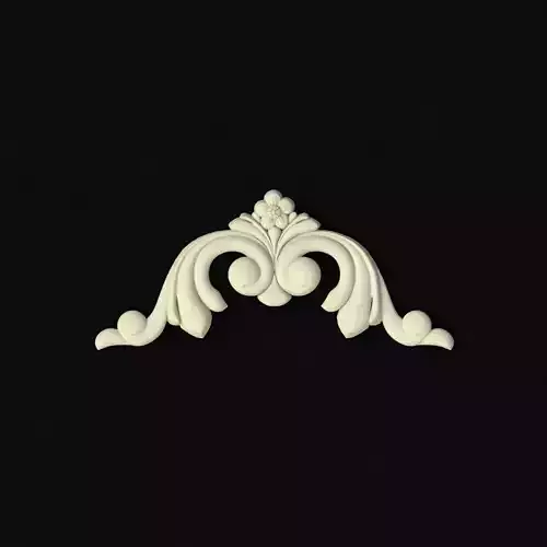 dekor decorative scroll Free 3D model