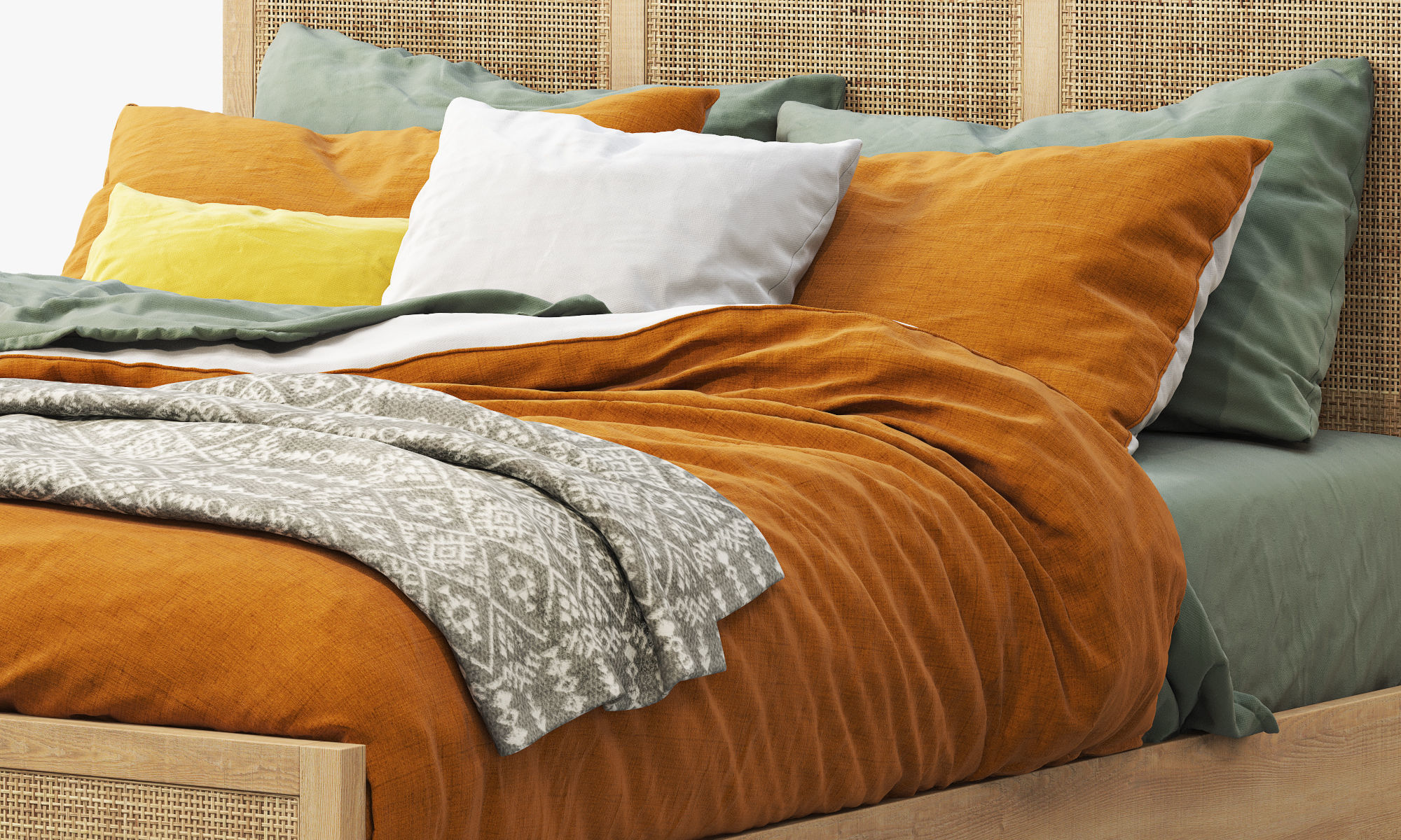 Joybird Florence bed 3D model_13