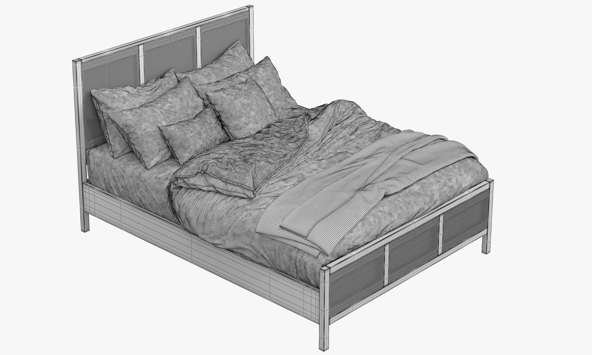 Joybird Florence bed 3D model_17