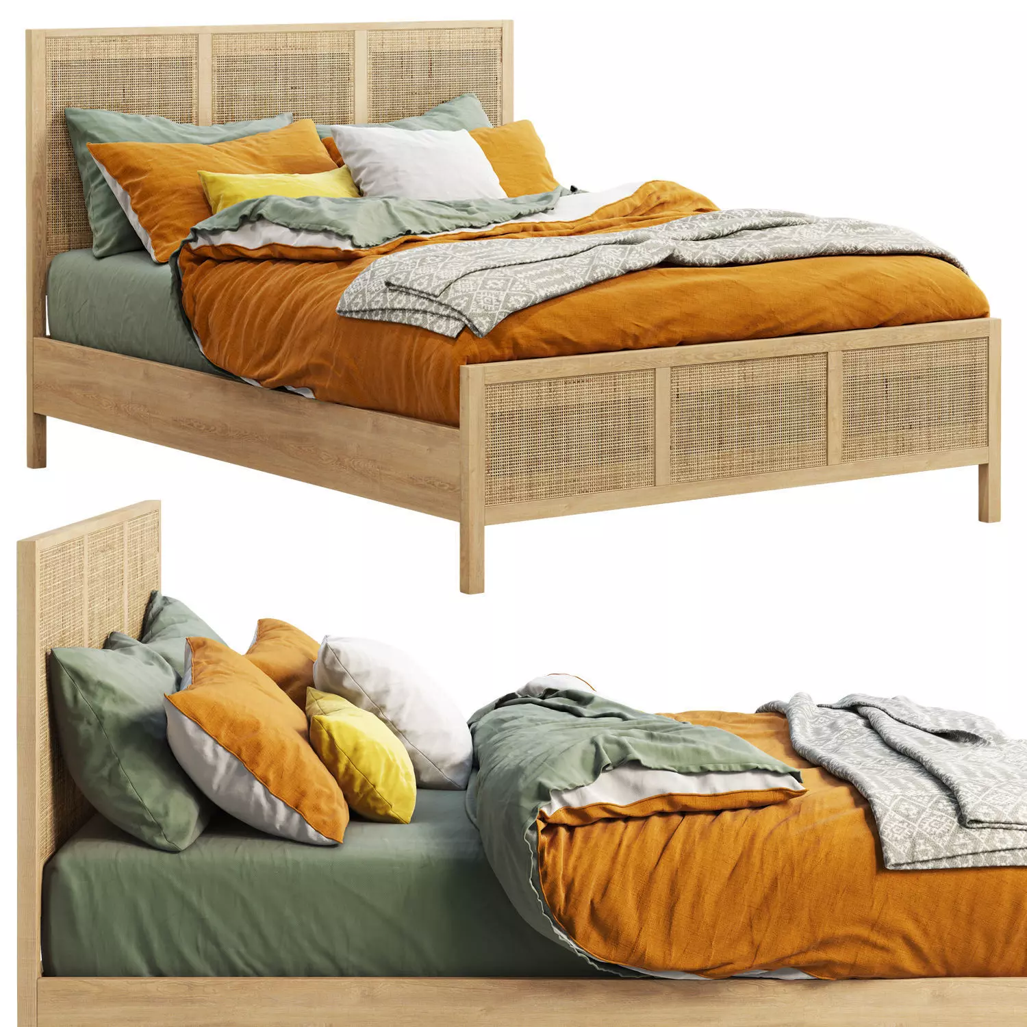 Joybird Florence bed 3D model_0