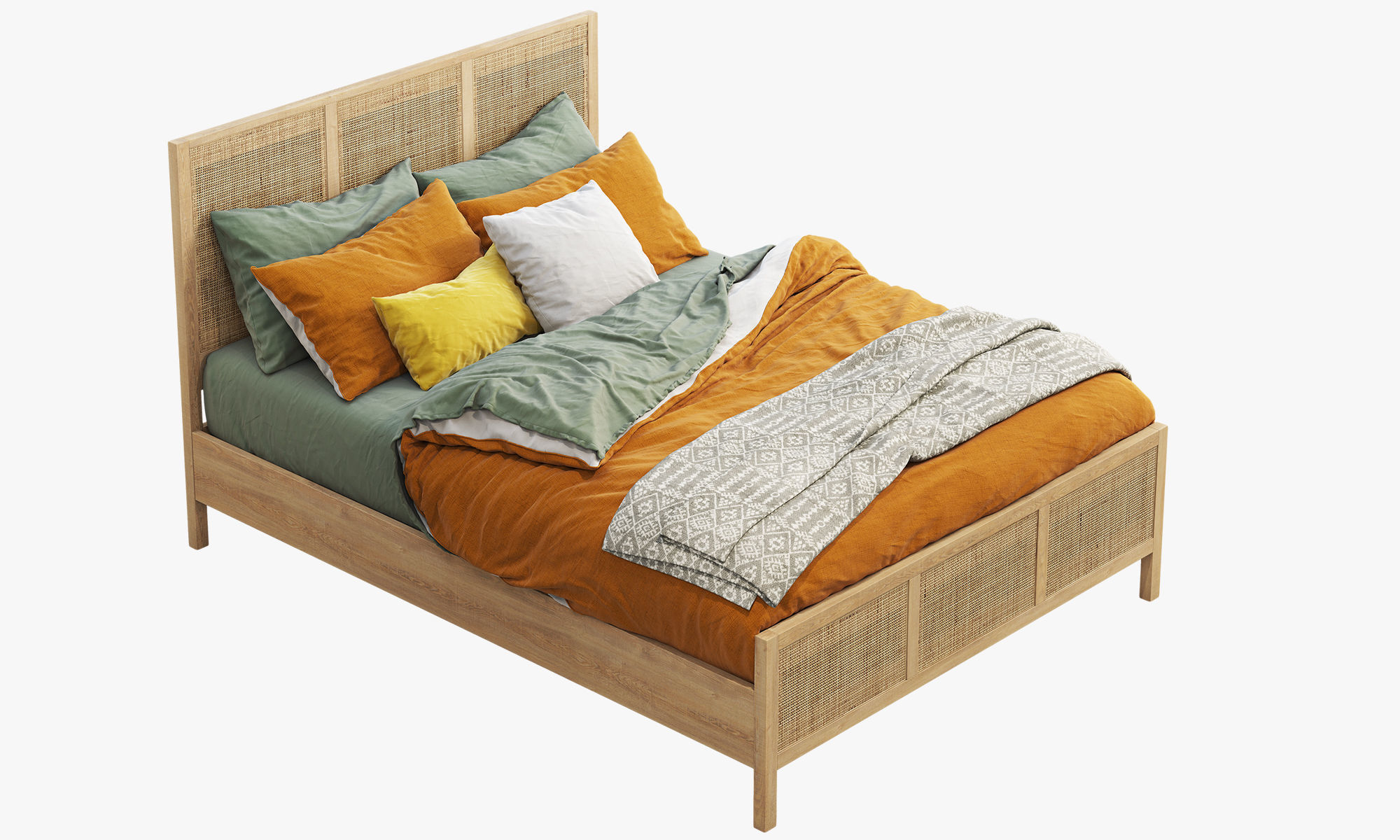 Joybird Florence bed 3D model_5