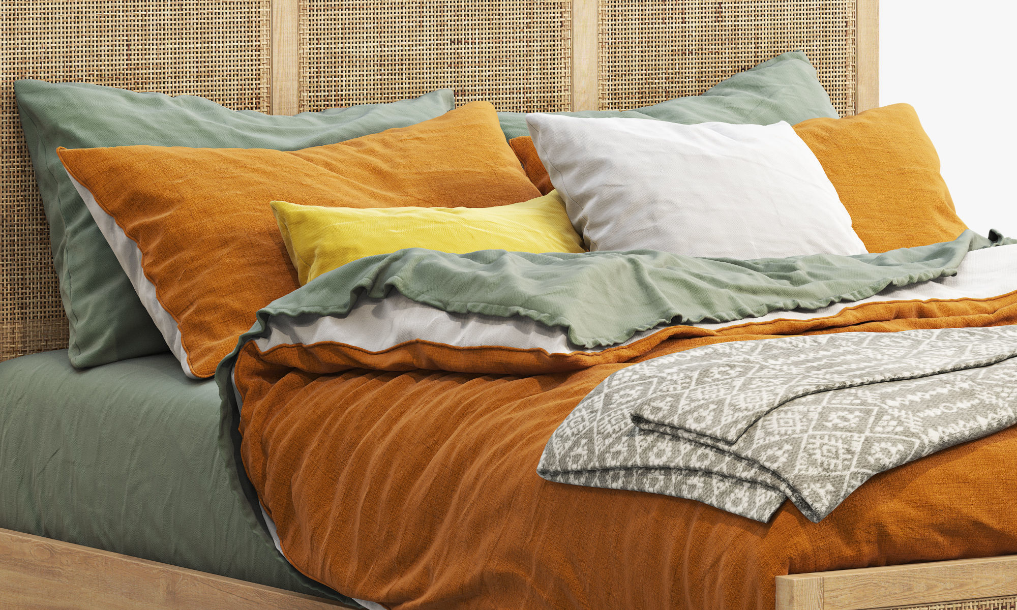 Joybird Florence bed 3D model_2