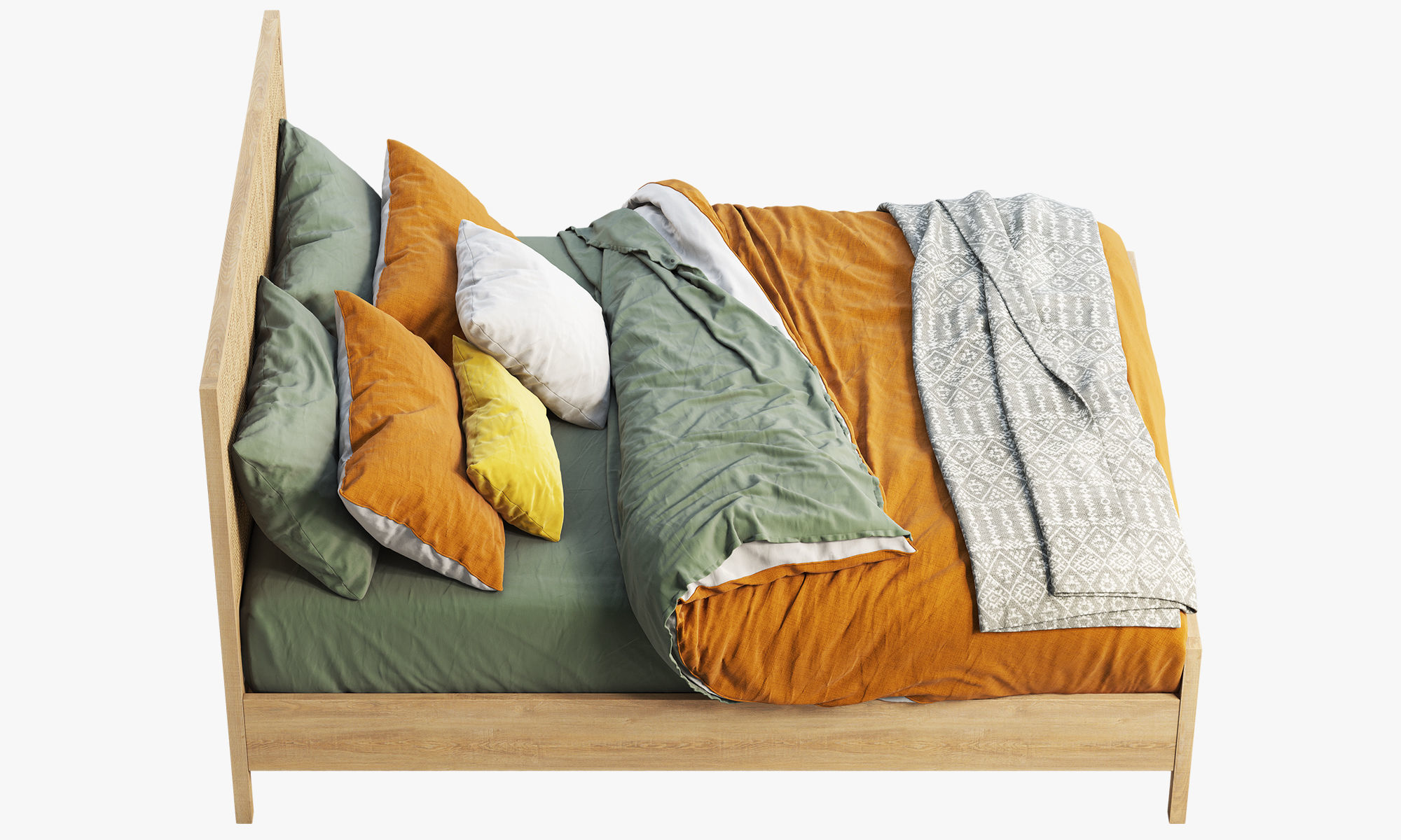 Joybird Florence bed 3D model_9